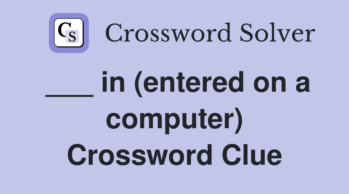 backup on a pc crossword clue